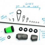 Overview of the rod components used in this build